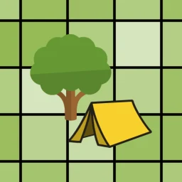 Biểu tượng Trees and Tents: Logic Puzzles